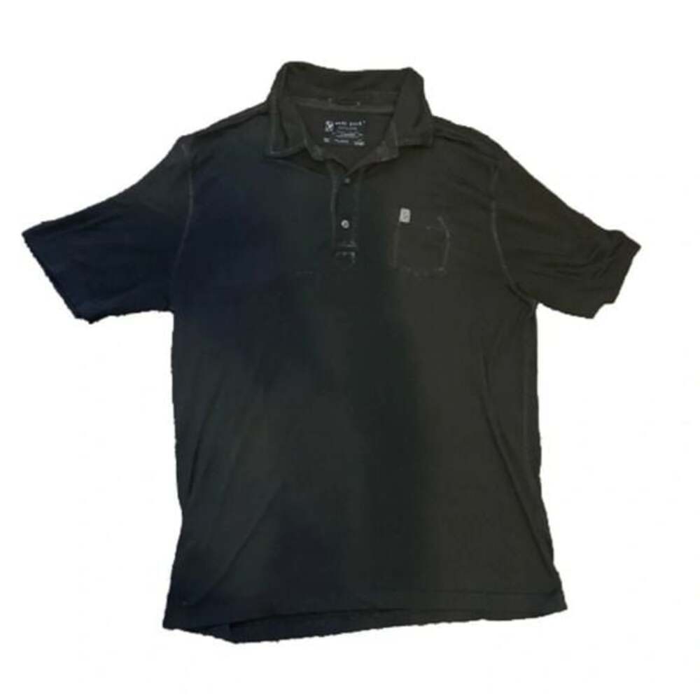 Men’s Marc Eckō Cut & Sew Black Collared T-Shirt Size L